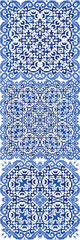 Fototapeta premium Portuguese ornamental azulejo ceramic.