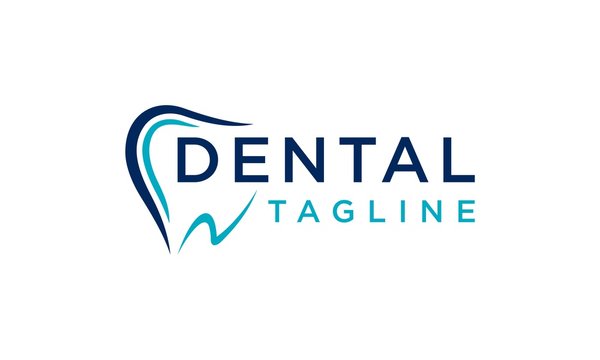 Simple playful dental company logo