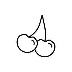 Cherry Icon Design Vector Template