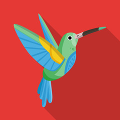 Vector design of hummingbird and bird logo. Set of hummingbird and flying vector icon for stock.