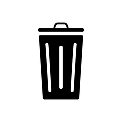 Trash Can Icon Design Vector Template