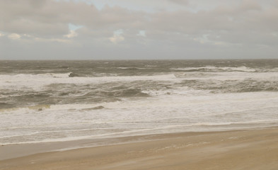 Fototapeta na wymiar Küstenlandschaft und Strand von der Insel Sylt
