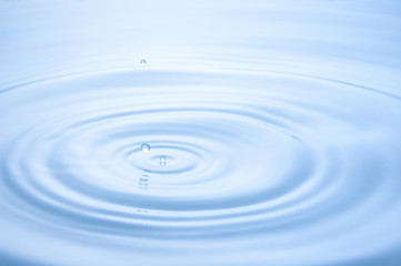 水滴の波紋　