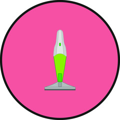 hand vacuum cleaner. illustration for web and mobile design.