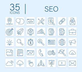 Social media marketing. Business company people. Marketing network. Vector icon design. Vector stock illustration.