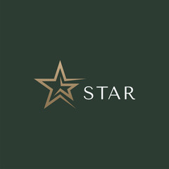 Star logo design template vector