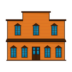 Wild west building vector icon.Cartoon vector icon isolated on white background wild west building.