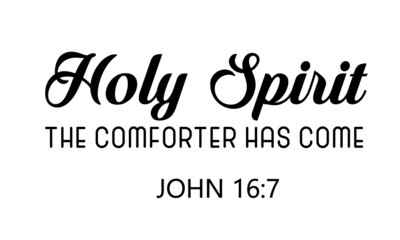 Pentecost Sunday Special Quote, Typography for print or use as poster, card, flyer or T Shirt 