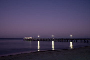 Fototapeta na wymiar Early morning in Helney Beach