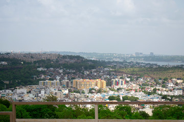 panorama of the city of lake bhopal