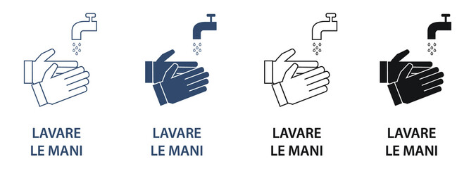 Icona di sapone per le mani. Lavaggio delle mani. Icone vettoriale isolate su fondo bianco. bianco nero 