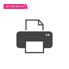 Printer Icon,Fax Icon, Vector Icon, Flat Design