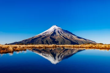 Store enrouleur occultant sans perçage Mont Fuji New Zealand Mount Taranaki 