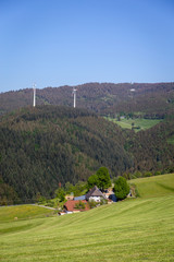 Obraz premium The View Of Schauinsland From Geiersnest, St. Ulrich, Freiburg