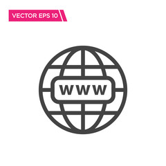 Internet Icon Vector, Vector for Web