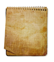 old used notebook