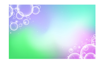 Bubbles and glitter light in background the pastel color. Vector illustration in eps10.