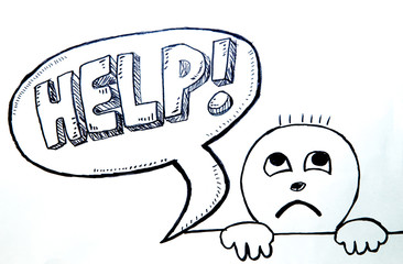 man with speech bubble