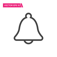 Notification Bell Icon Vector