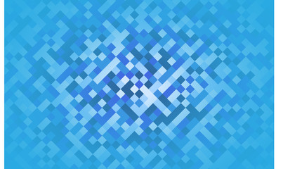Colorful royal blue abstract pixel pattern polygon dark background. Rectangular blurry illustration design vector.
