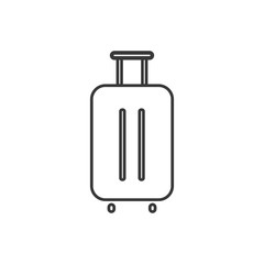 Suitcase icon isolated on white background. Luggage symbol modern, simple, vector, icon for website design, mobile app, ui. Vector Illustration