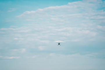  Motor hang glider in distanse