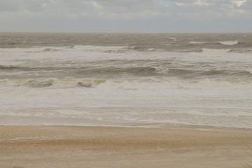 Küstenlandschaft und Strand von der Insel Sylt