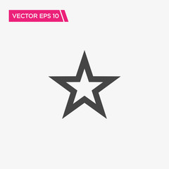 Star Icon Design Concept, Vector EPS10