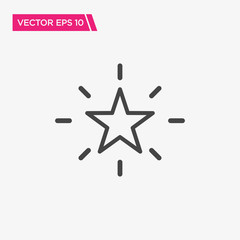 Star Icon Design Concept, Vector EPS10