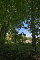 Historic colonial house. Koloniehuisje. Maatschappij van weldadigheid Frederiksoord Drenthe Netherlands