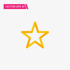 Star Icon Design Concept, Vector EPS10