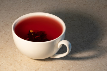 Cup of fruit tea