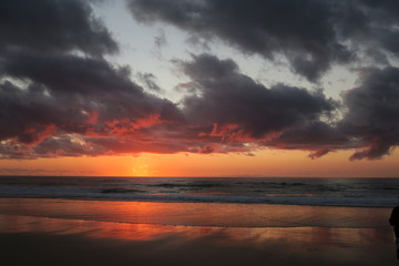 Fototapeta na wymiar Sonnenaufgang Fraser Island