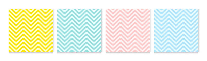 Background pattern seamless wave abstract colorful pastel colors. Summer background design.