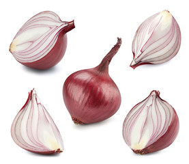 Onion collection with clipping path