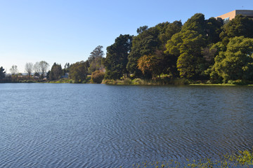
lake in the city of Concepcion Chile