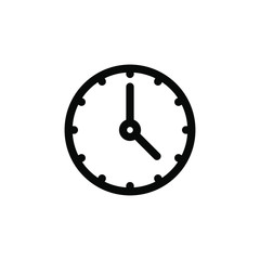 Clock icon, time icon vector