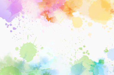 Waterocolor splash background
