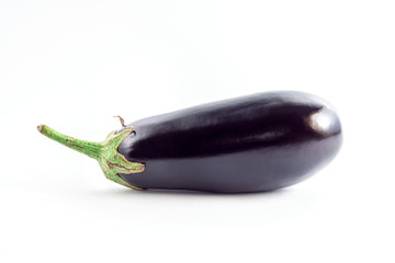 Eggplant isolated on white background, studio shot