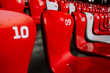 Plenty of seats in the stadium