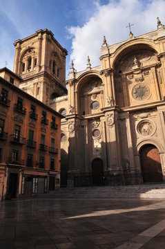 Cathedral of Granada, Andalusia, Plaza de las Pasiegas, Spain