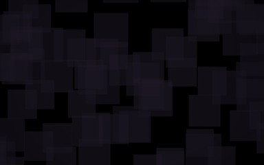 Black abstract background. Backdrop with grey squares. 3D illustration