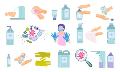 Hand Hygiene Icon Set