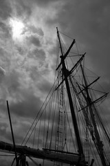 Obraz premium mast of a tall ship