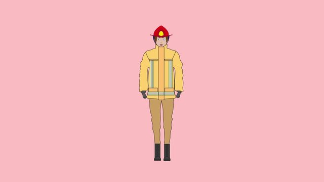  illustrations of women in different jobs.