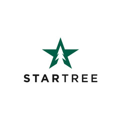 pine star logo / pine icon