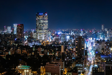 Fototapeta na wymiar 東京 夜景 東京タワーから