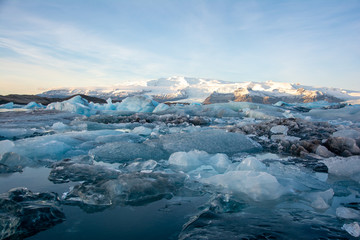 Glacier In The Jökulsárlón National Park