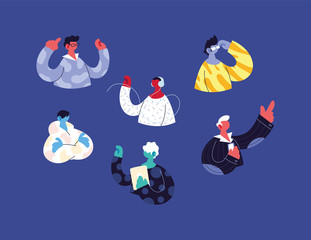 young men using technological gadgets