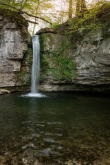Fototapeta na wymiar Giessen Wasserfall in Baselbiet
